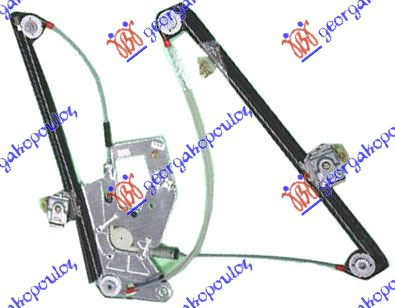Ngritës/rregullator për dritaren e përparme elektrik (pa motor)