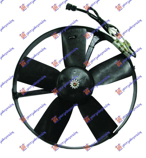 Ventilator për radiator me motor me kondicioner komplet -91 benzinë/dizel