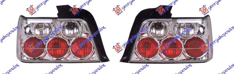 Drita stop set (lexus) krom
