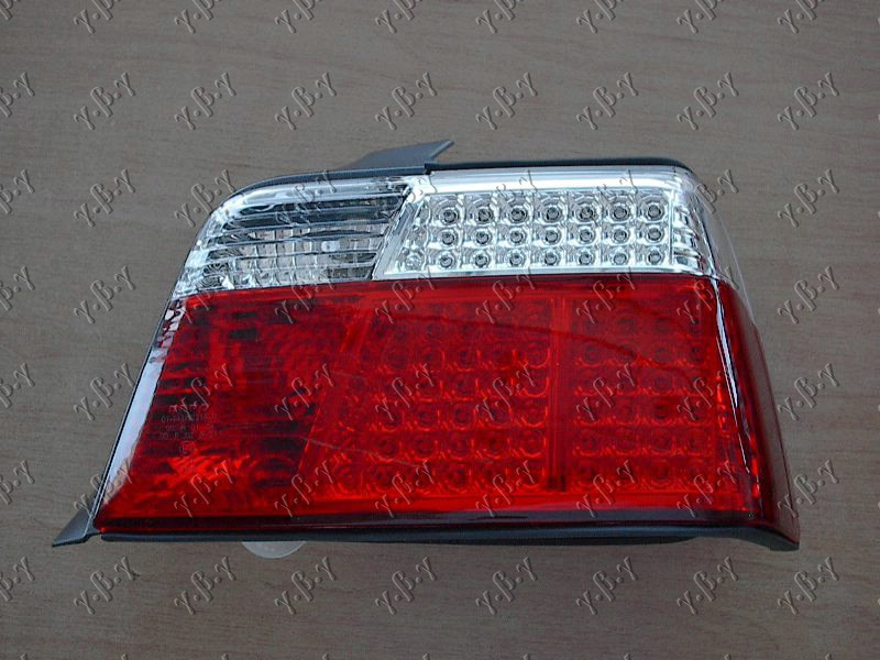 Drita stop të kuqe/e bardhë LED set