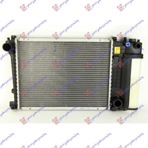 Radiator për motor të gjitha modelet benzinë (marsh manual) pa kondicioner (440x330x34) (VALEO CLASSIC)