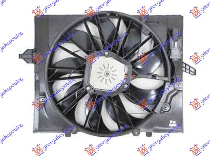 Ventilator komplet 3.0-3.6-4.0-4.8 benzinë (495mm) (3 pinë)