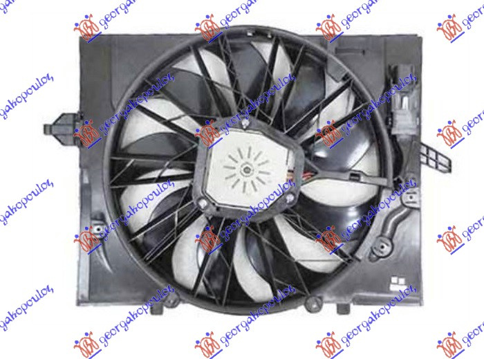 Ventilator komplet 3.0-3.6-4.0-4.8 benzinë (495mm) (3 pinë)