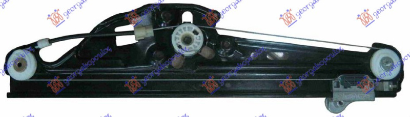 Ngritës/rregullator për dritaren e pasme (pa motor)