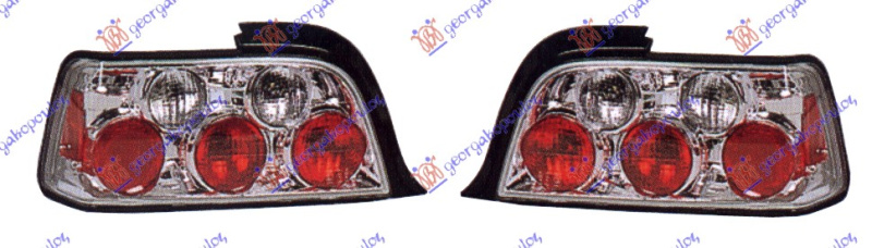 Drita stop set (lexus) krom