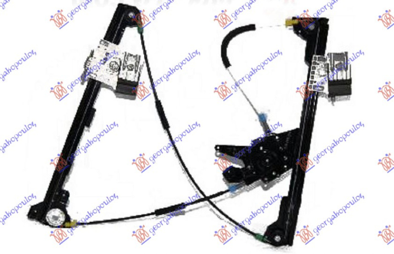 Ngritës/rregullator për dritaren e përparme elektrik (pa motor) kabriolet