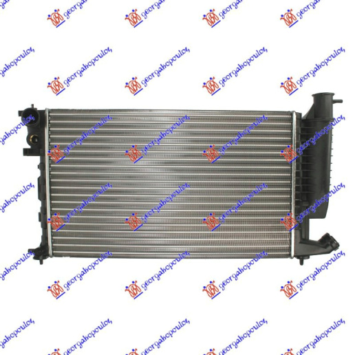 Radiator për motor 1.4-1.6-1.8cc &VTS (61x38) (me kondicioner) (VALEO CLASSIC)