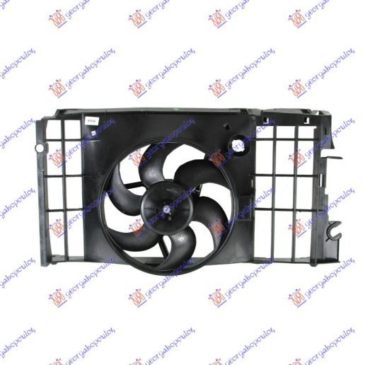 Ventilator për radiator me motor komplet (pa kondicioner)