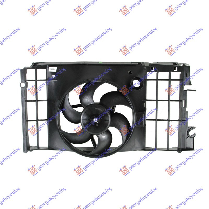 Ventilator për radiator me motor komplet (pa kondicioner)