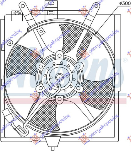 Ventilator komplet (me kondicioner) 1.6-1.8-2.0 benzinë