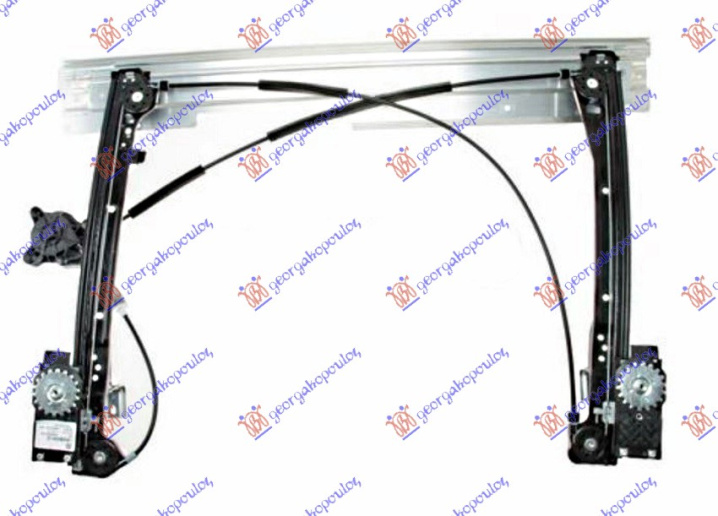 Ngritës/rregullator për dritaren e përparme elektrik (pa motor) 08-