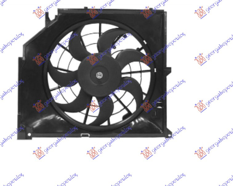 Ventilator komplet benzinë (me njësi kontrolluese)
