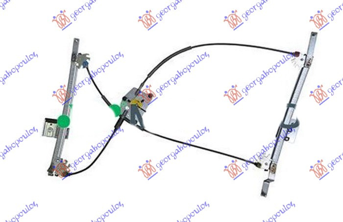 Ngritës/rregullator për dritaren e përparme elektrik (pa motor) 10- kupe (А cilësi)