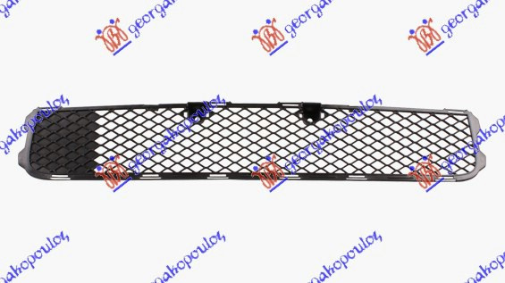 Grilë qendrore në parakolpin e përparme