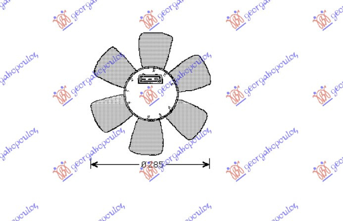 Ventilator (pa kondicioner) (Motor + helikë) benzinë/dizel