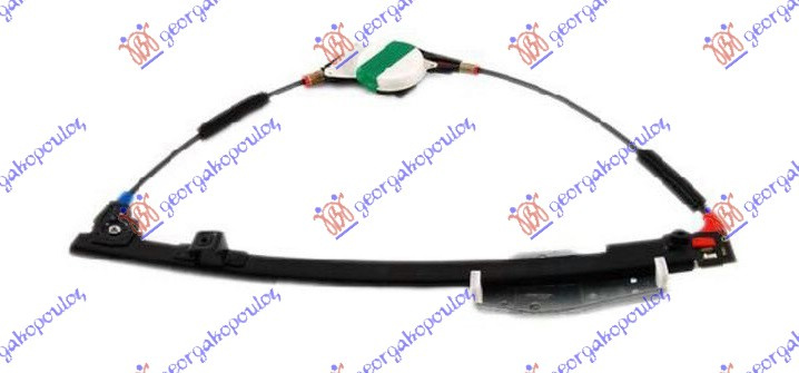 Ngritës/rregullator për dritaren e pasme elektrik (pa motor)