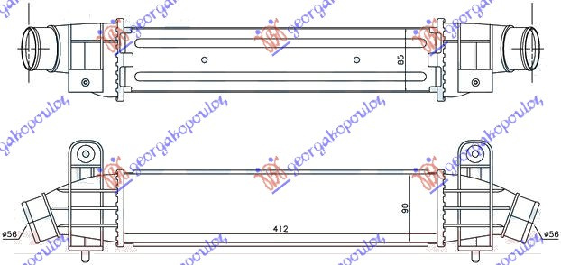 Interkuler 2,0-2,2 TDCi-TDDi (41,2x91x85)