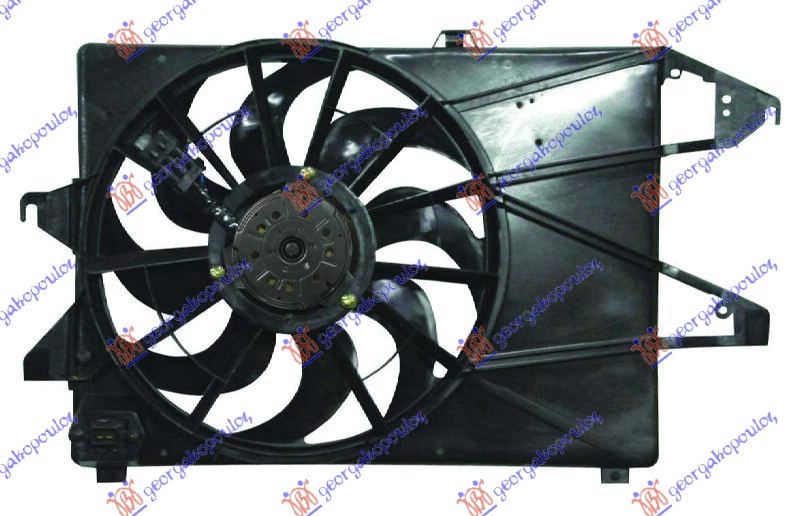 Ventilator komplet (një) 1.8-2.0 benzinë -02