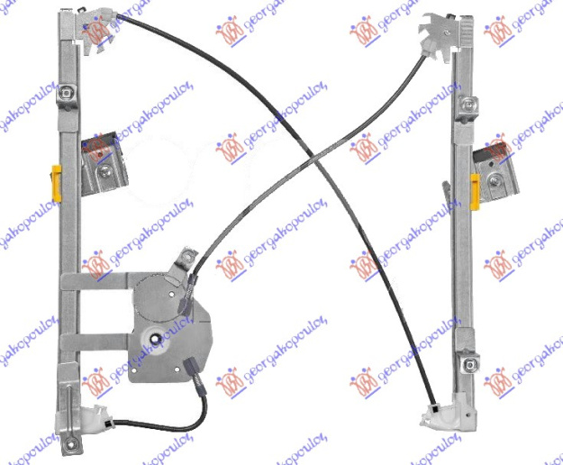 Ngritës/rregullator për dritaren e përparme elektrik (pa motor) (А cilësi)