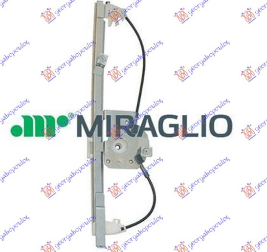 Ngritës/rregullator për dritaren e pasme elektrik (pa motor) (А cilësi)