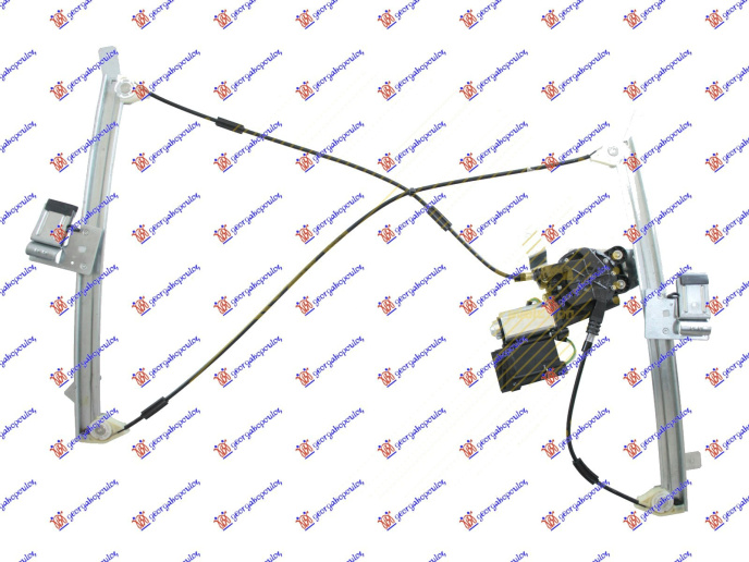Ngritës/rregullator për dritaren e përparme elektrik 3 dyer (komfort)