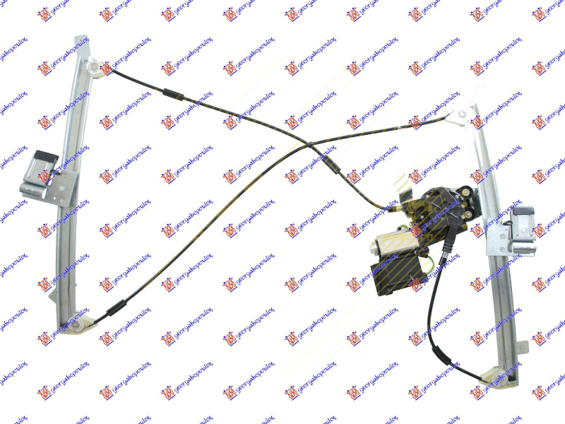 Ngritës/rregullator për dritaren e përparme elektrik 3 dyer (komfort)