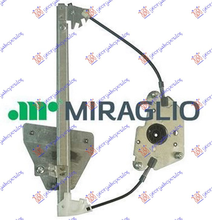 Ngritës/rregullator për dritaren e pasme elektrik (pa motor) (А cilësi)