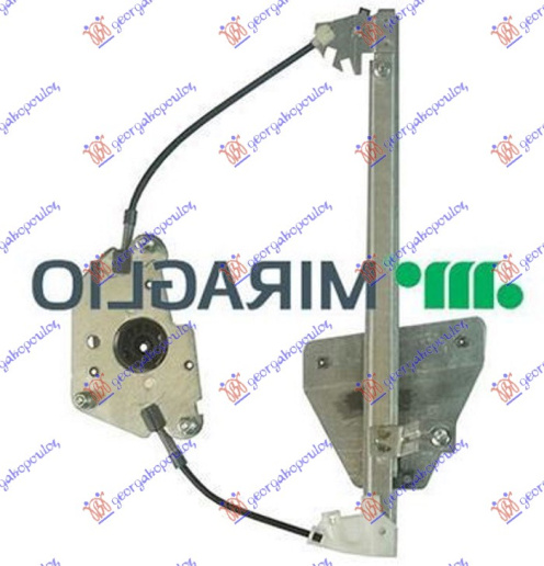 Ngritës/rregullator për dritaren e pasme elektrik (pa motor) (А cilësi)