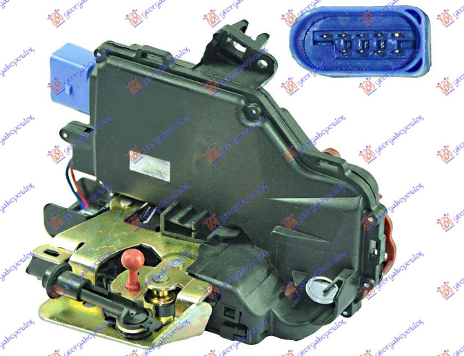 Bravë dere 3 dyerë elektrike -05 (9 pinë)