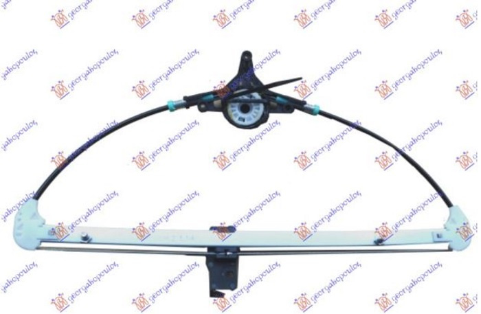 Ngritës/rregullator për dritaren e pasme elektrik (pa motor)