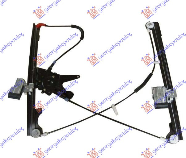 Ngritës/rregullator për dritaren e përparme elektrik (pa motor) 3/5 dyer