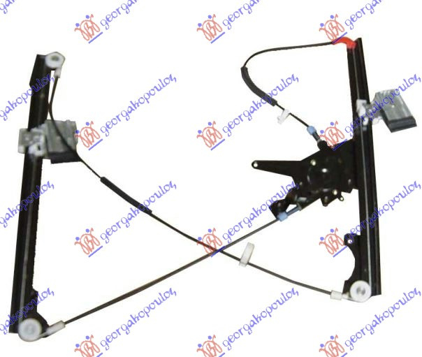 Ngritës/rregullator për dritaren e përparme elektrik (pa motor) 3/5 dyer