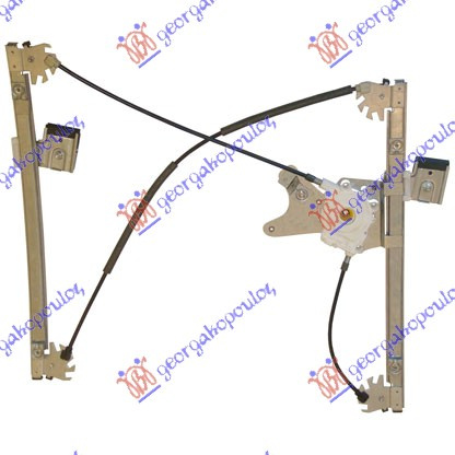Ngritës/rregullator për dritaren e përparme elektrik 3/5 dyer (pa motor) (А cilësi)