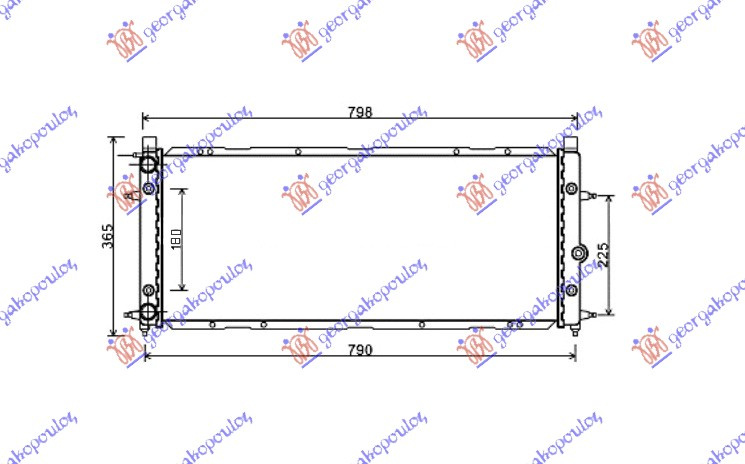 Radiator për motor benzinë/dizel (marsh manual/automatik) (720x302)