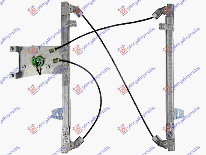 Ngritës/rregullator për dritaren e përparme elektrik (pa motor) (komfort) (А cilësi)