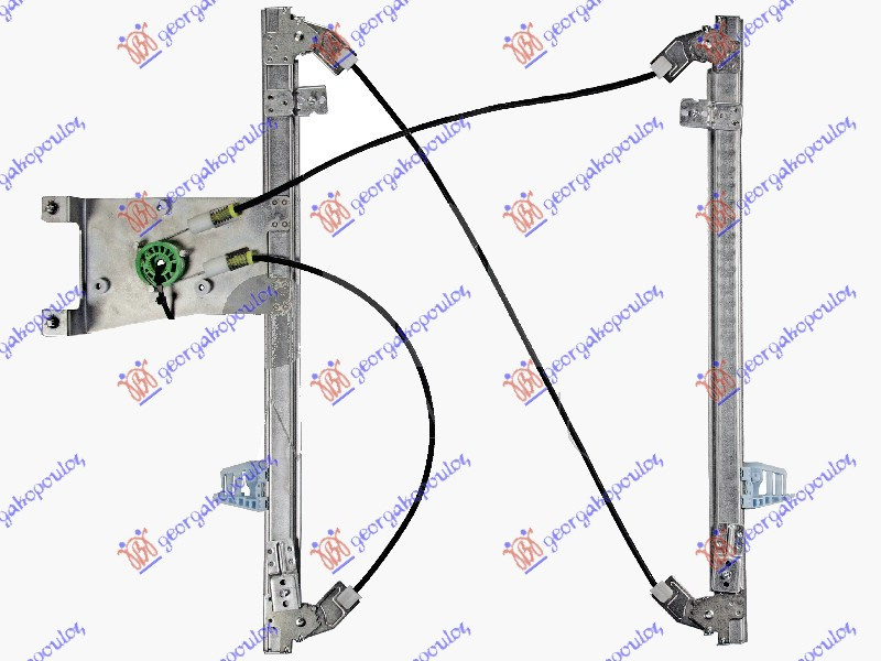 Ngritës/rregullator për dritaren e përparme elektrik (pa motor) (komfort) (А cilësi)