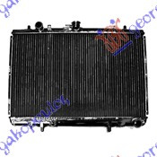 Radiator për motor 2.5 D dizel me/pa kondicioner (375x603x27)
