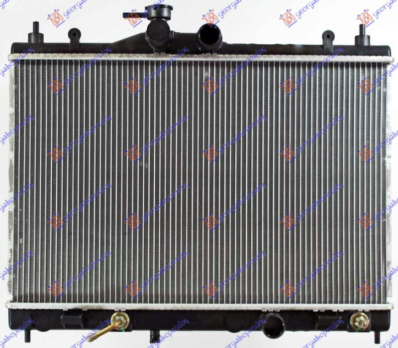 Radiator për motor 1,6i-16V (me/pa kondicioner) (38x59x16) (marsh automatik)