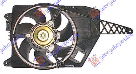 Ventilator për radiator me motor komplet (me kondicioner) 1.9 benzinë