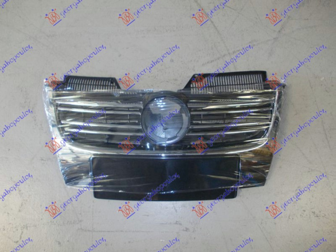 Maskë pvc/grilë komplet me shirit krom