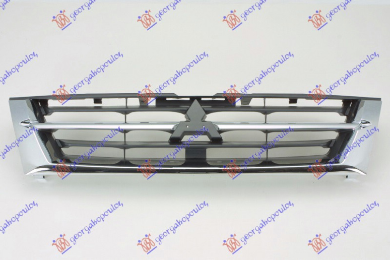 Maskë pvc/grilë krom -03
