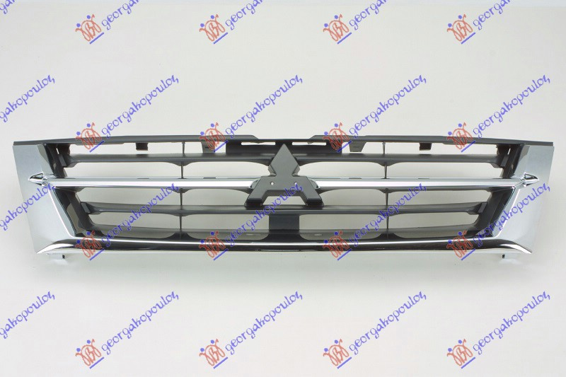 Maskë pvc/grilë krom -03