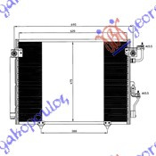 Radiator i kondicionerit 2.5td/3.2DID (63,4x47,8x1,6)