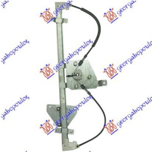 Ngritës/rregullator për dritaren e përparme elektrik (pa motor) (europian)