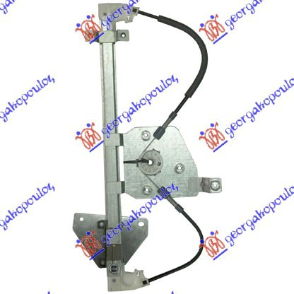 Ngritës/rregullator për dritaren e pasme elektrik (pa motor)