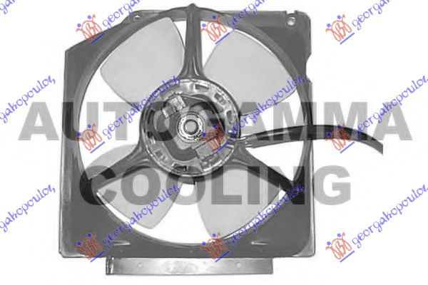 Ventilator për radiator me motor komplet pa kondicioner