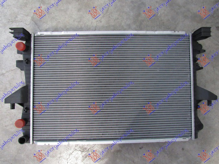 Radiator për motor 2.0-3.2 benzinë - 1.9 TDi dizel (fletë metali) (marsh manual/automatik) (710x470)