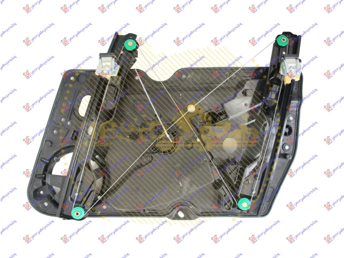 Ngritës/rregullator për dritaren e përparme 3/5 dyer elektrik (pa motor) (me panel)