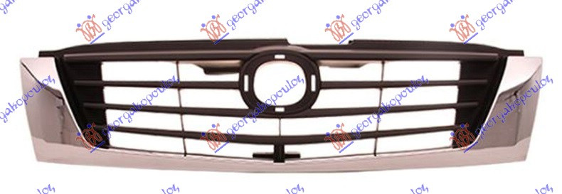 Maskë pvc/grilë krom