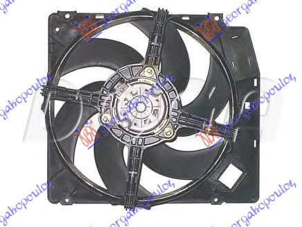 Ventilator për radiator me motor komplet (me./pa kondicioner)